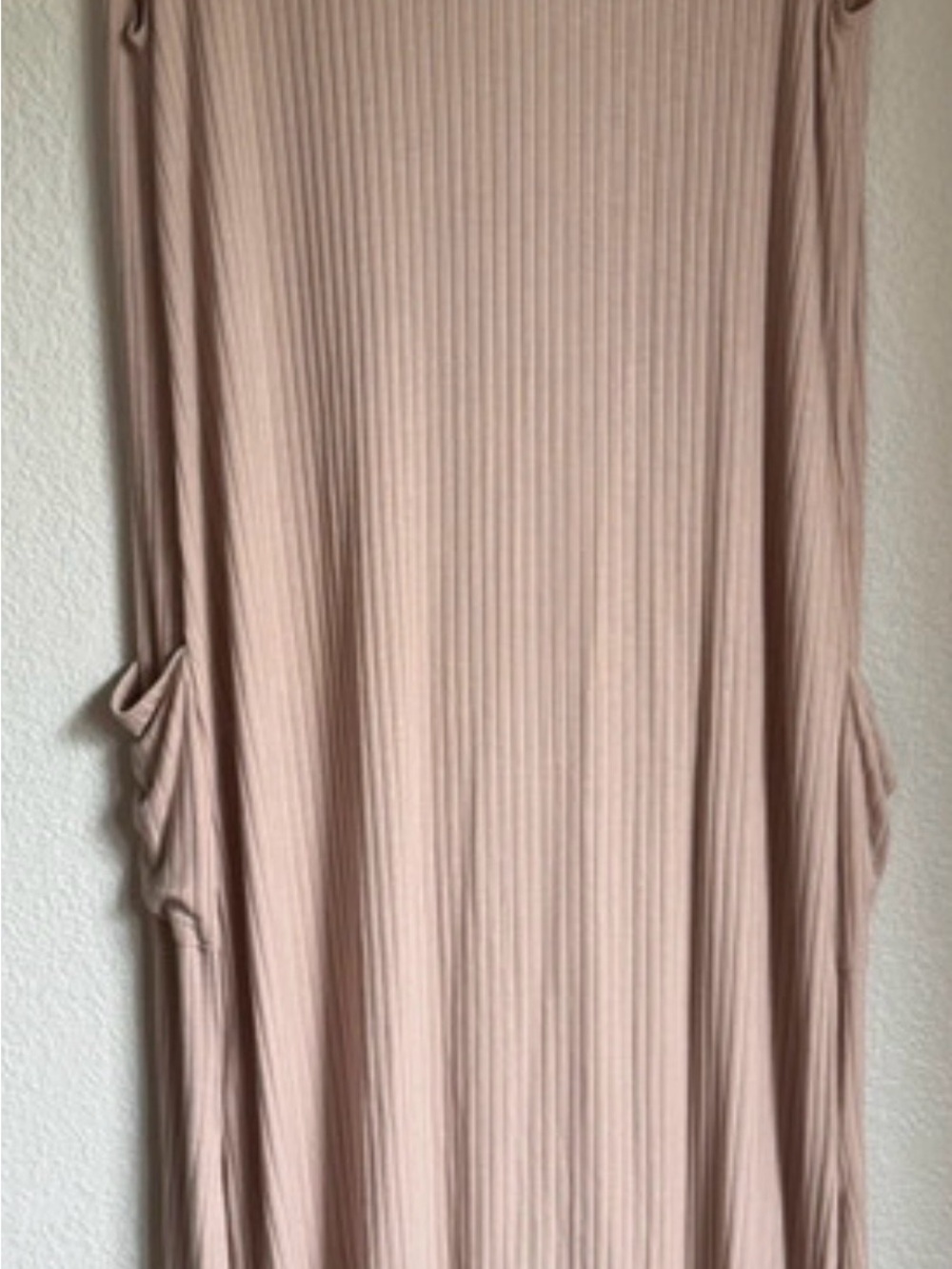 Blueheaven Ribbed Maxi Dress in Dusty Rose